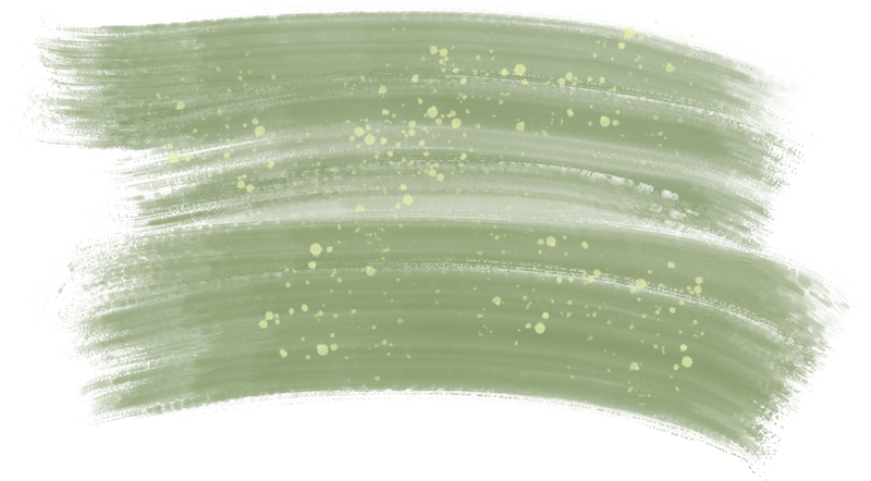 Green Brush Stroke